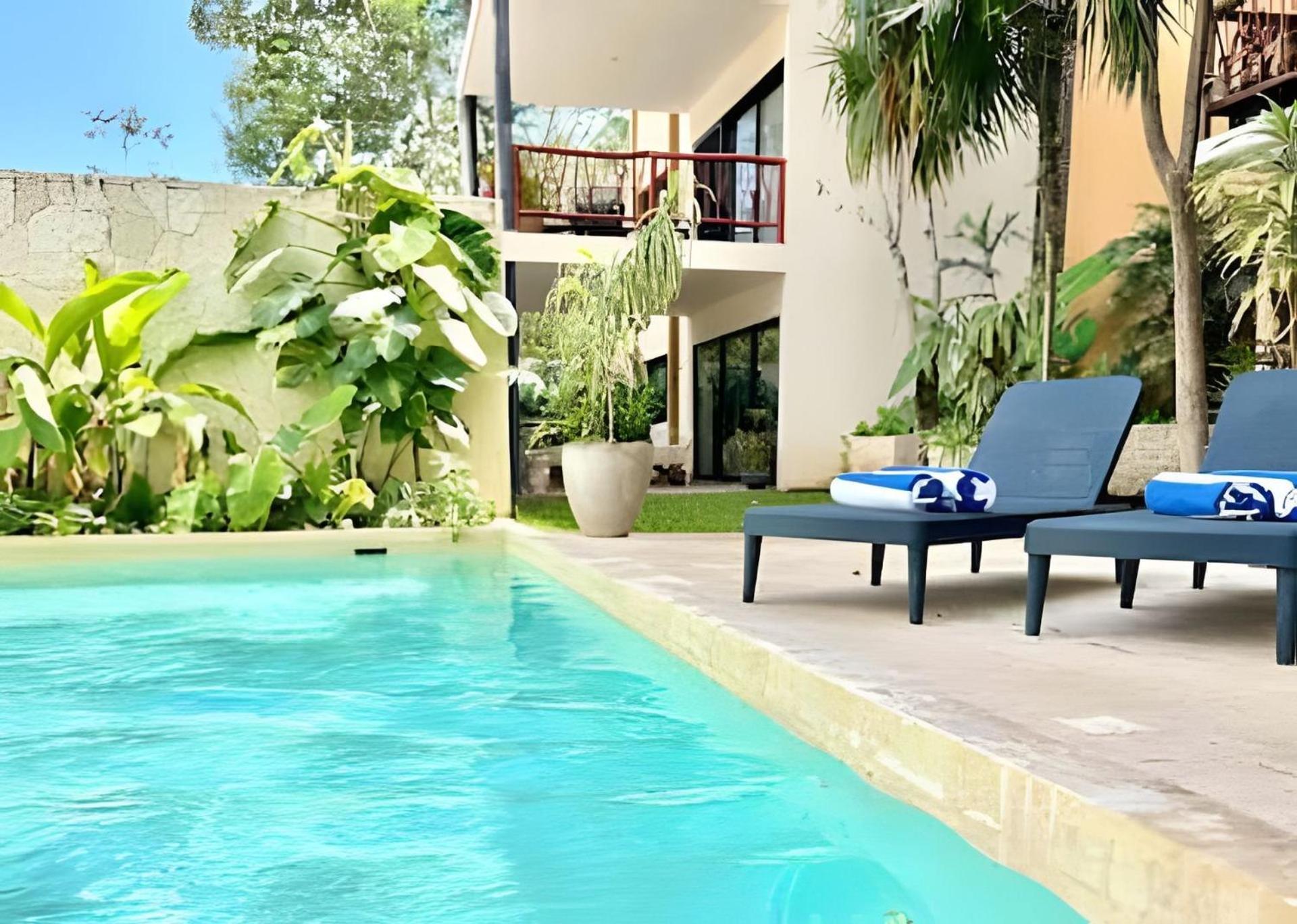 Suit Next To The Common Top Roof Exclusive Building Kingsize Bed 2 Super Pools, Gym, Grill Tulum Exteriör bild